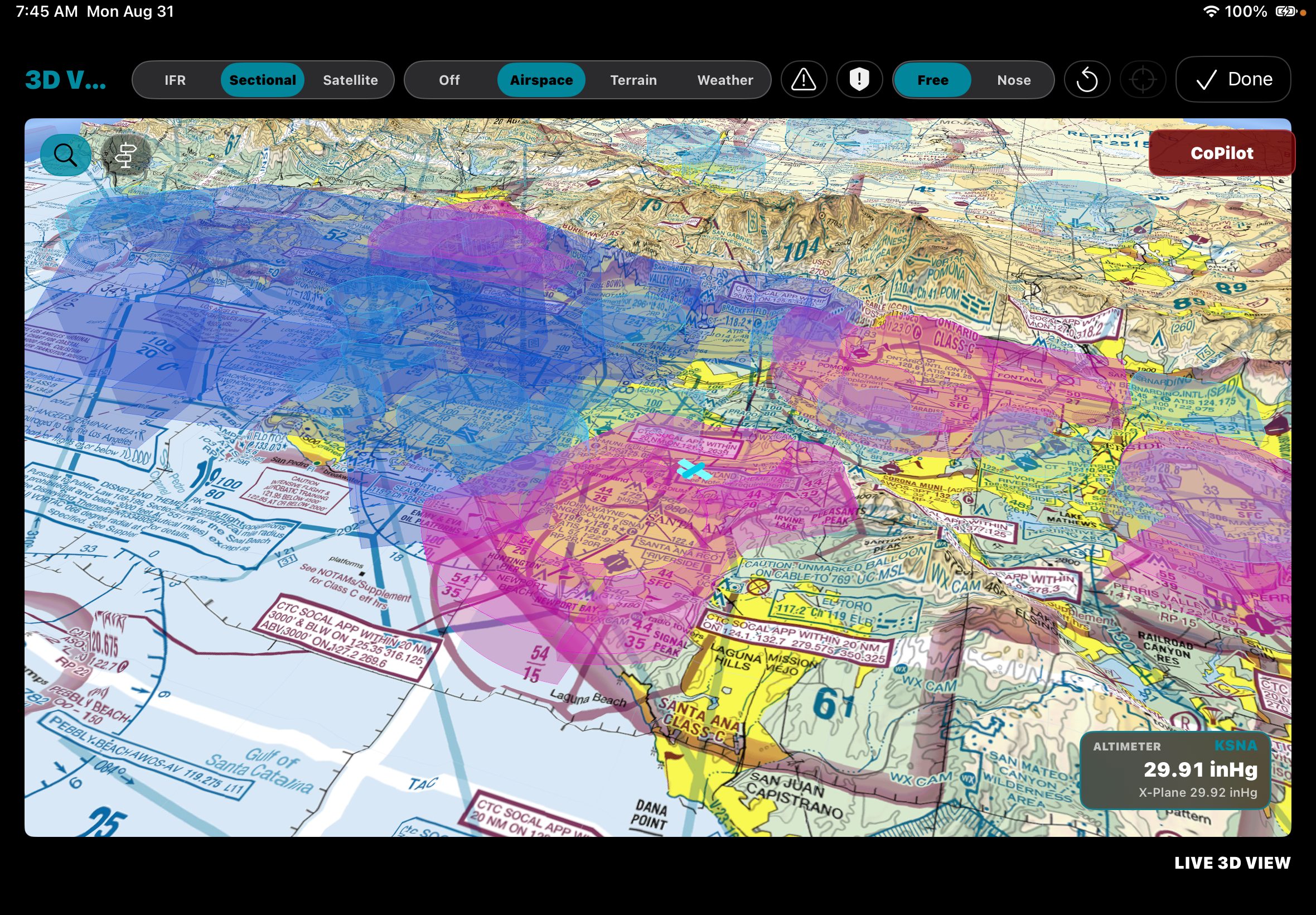 QuextFlight briefing and route information